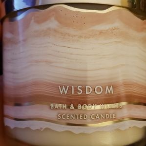Bath and Body Works "Wisdom" 3 wick candle